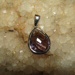 Sterling Silver & Amethyst Pendant